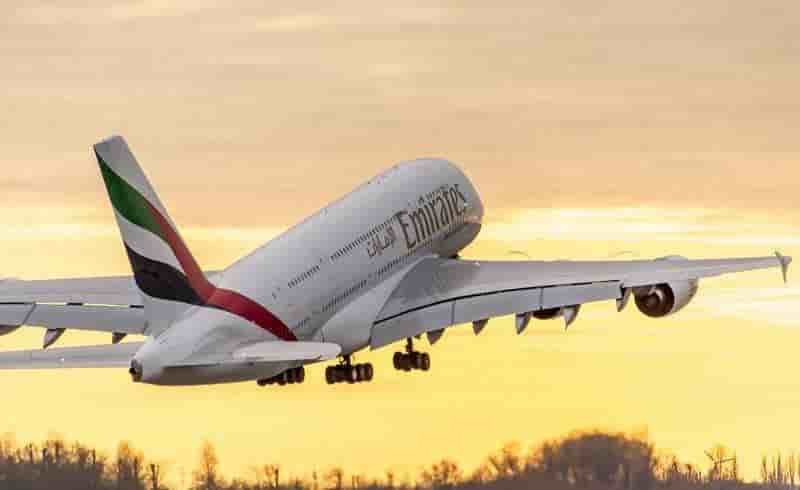 Emirates A380.