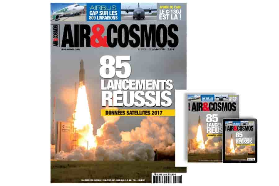 Toutes les données satellites des 85 lancements réussis de 2017.