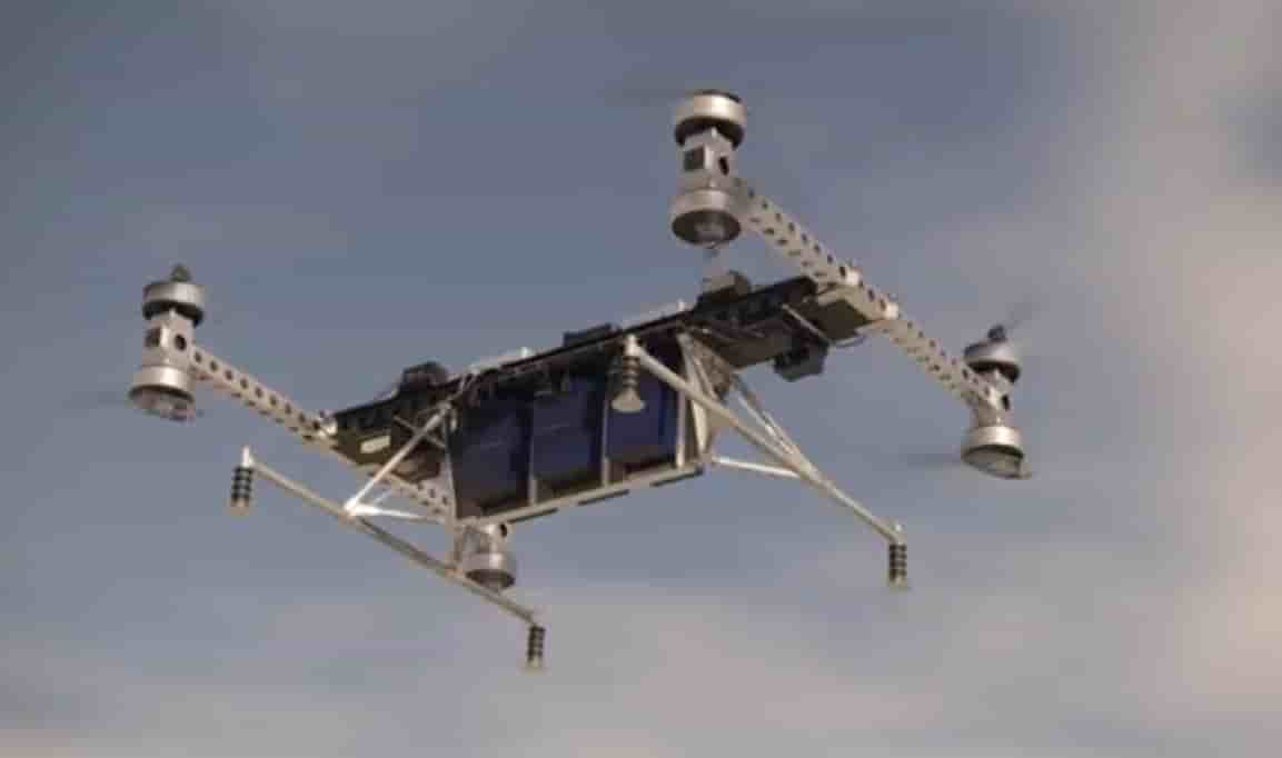 Le CAV de Boeing, aéronef à propulsion électrique qui peut transporter jusqu'à 225 kg de charge utile.