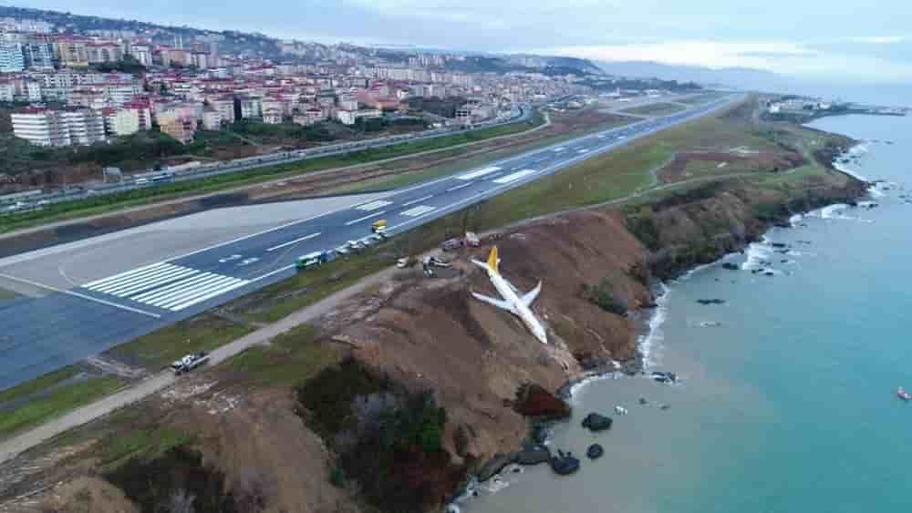 Le Boeing 737-800 aurait pu finir dans le flots avec des conséquences dramatiques.