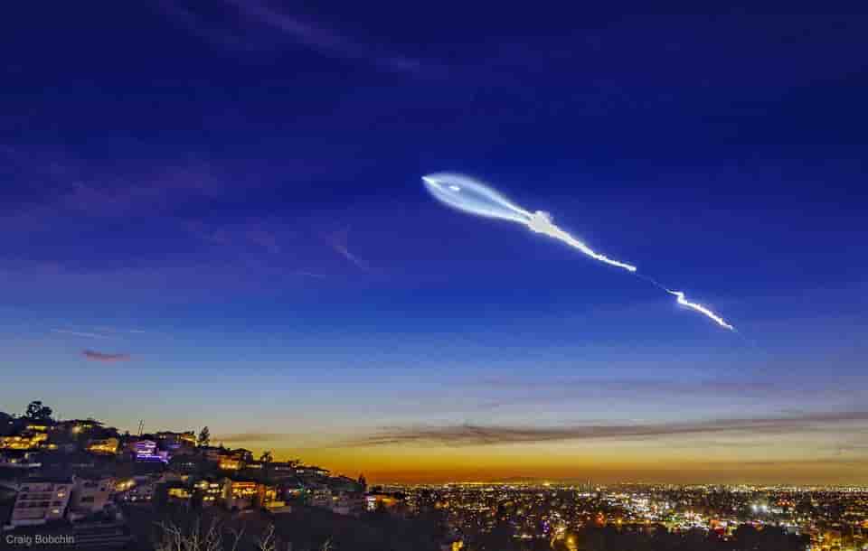 Un spectacle étonnant dans le ciel du comté d'Orange