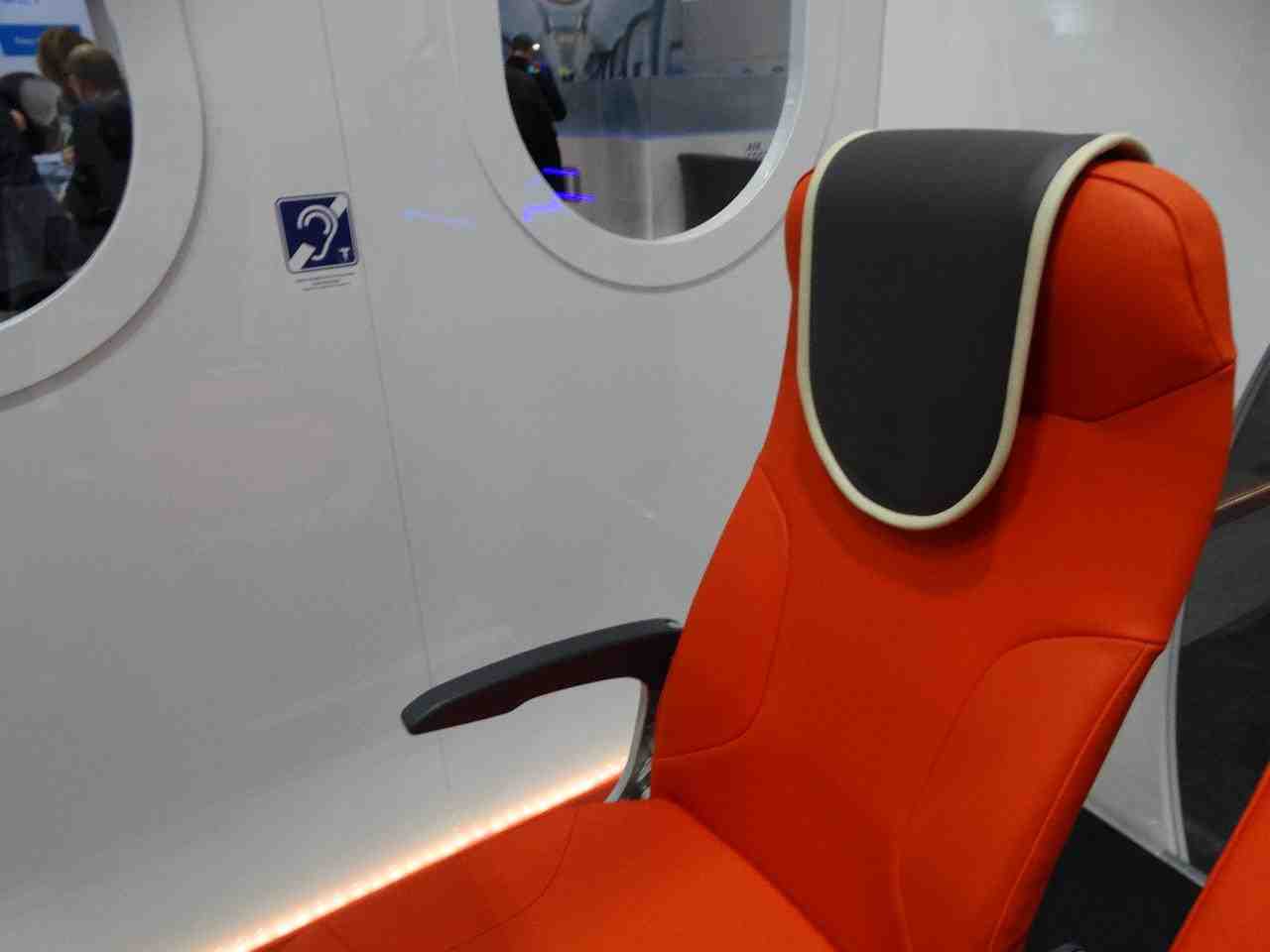 Un siège d'ATR équipé de la boucle magnétique "Audioback"