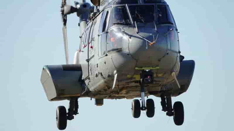 Optronics turret on H225 testbed.