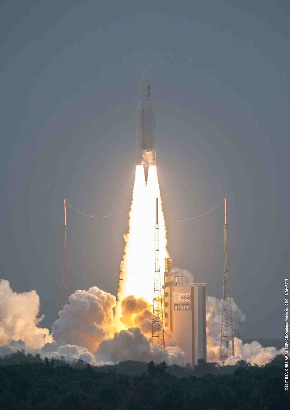 Ariane 5 lifts off on 12th December.