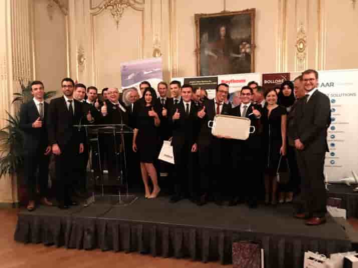 Les lauréats des Student Awards de l'Usaire pour l'année 2017.