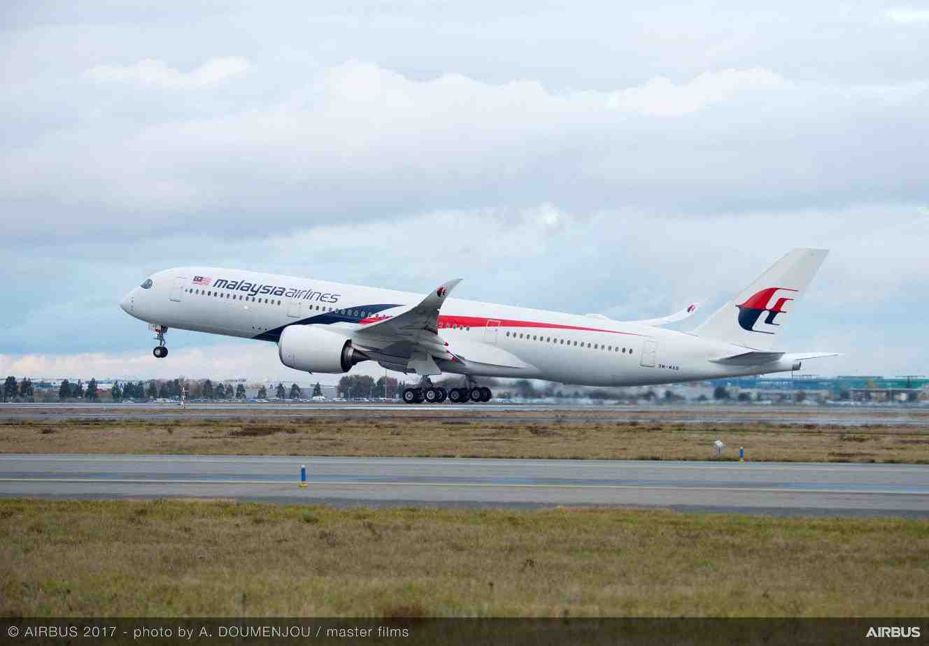 Malaysia Airlines exploitera à terme six Airbus A350-900 loués auprès d'ALC.