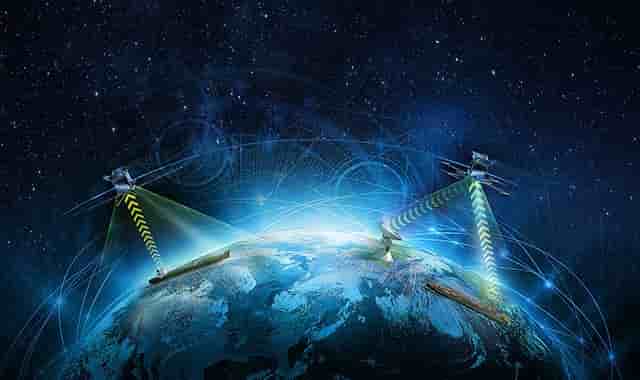 Satellite services for shipping.
