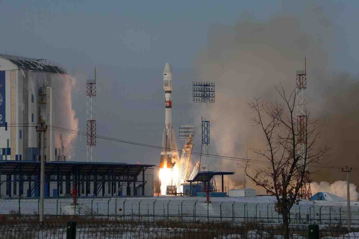 C'était la seconde utilisation du cosmodrome "oriental"