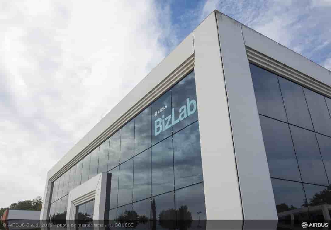 Le BizLab d'Airbus à Toulouse qui va accueillir six nouvelles start-ups.