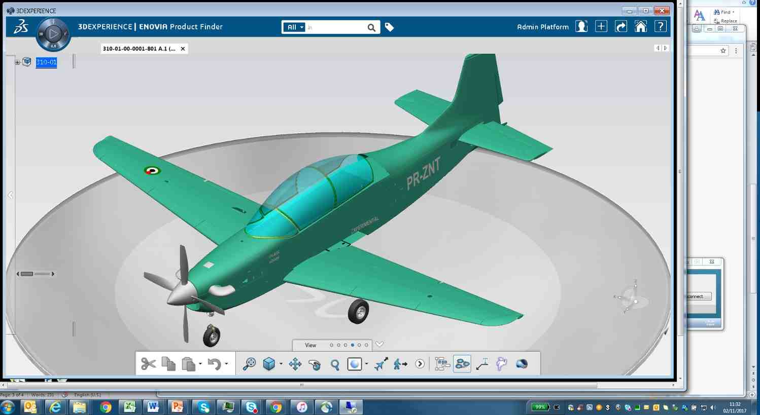 3DExperience de Dassault Systèmes a permis de développer le Calidus B-250, le premier avion léger d'attaque et d'entraînement émirati.