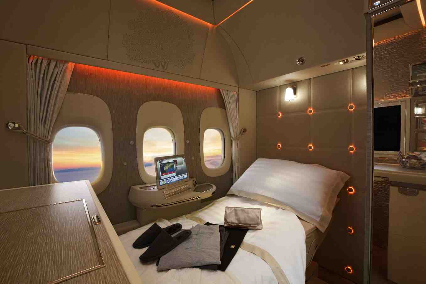 La nouvelle suite de Première classe (Boeing 777) d'Emirates