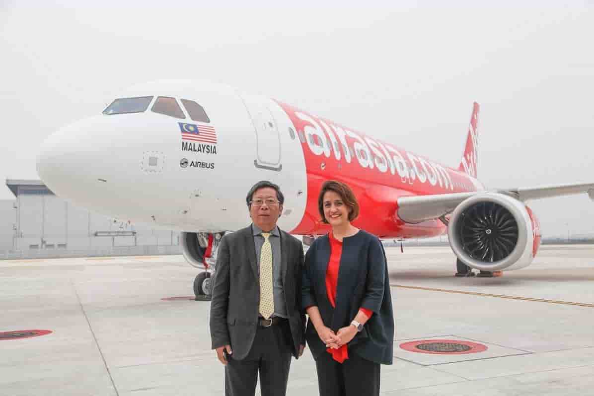 A320neo delivery ceremony.
