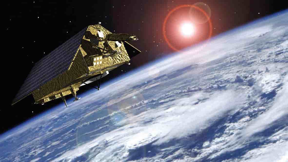 Vue d'artiste du satellite Sentinel 6A