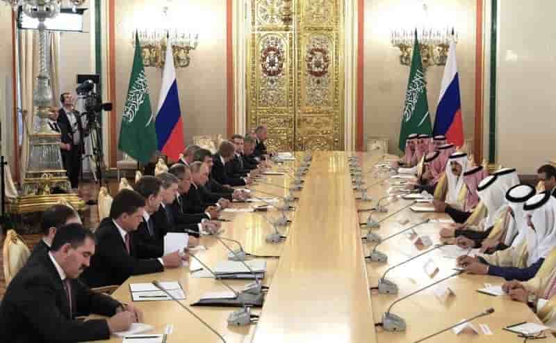 Saudi-Russian meeting.