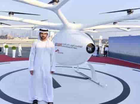 Le taxi volant a fait son premier vol d'essai à Dubaï.