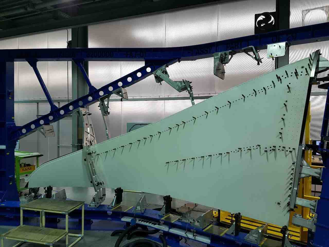 Sharklet de l'Airbus A330-800 réalisé par Korean Air Aerospace.