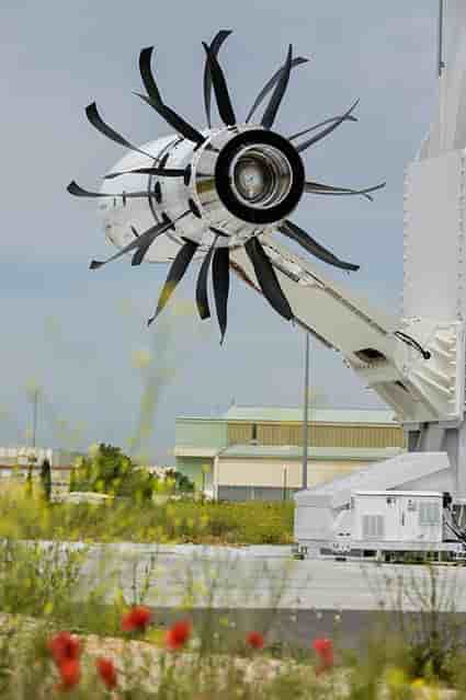 L'Open Rotor de Safran a commencé à tourner au banc en mai dernier.