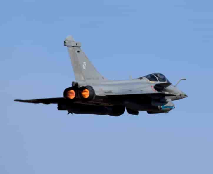 Trois Rafale monoplaces ont participé à Serpentex 2017.