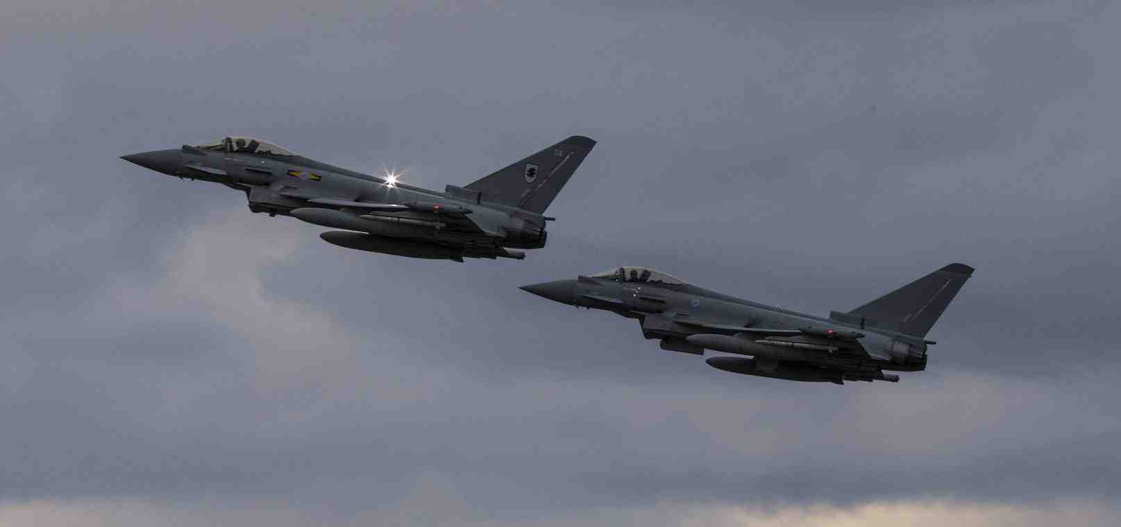 Les Typhoon de la RAF participent aux missions de lutte contre l'Etat Islamique en Irak et en Syrie.