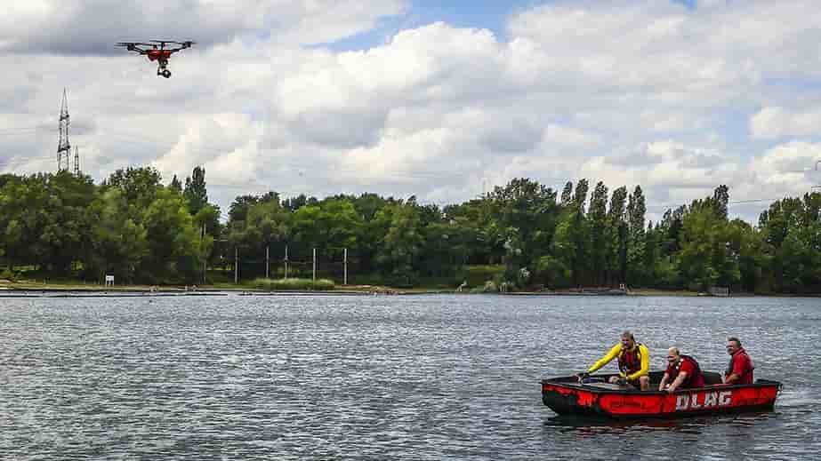 Le H520 permet d'appuyer les interventions des équipes de secours.