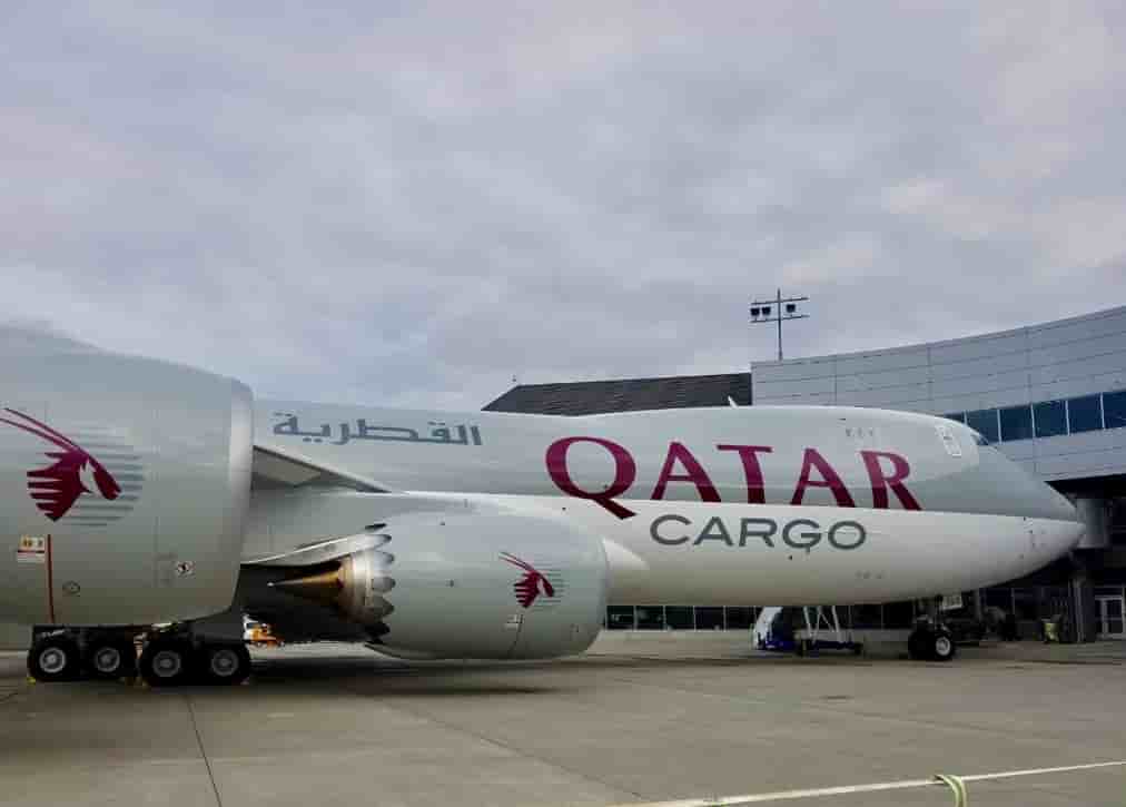 Qatar Airways Boeing 747-8 Freighter.