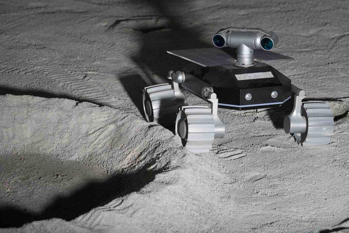 Vue d’artiste du rover ECA 5.0 de la seule équipe indienne encore en lice.