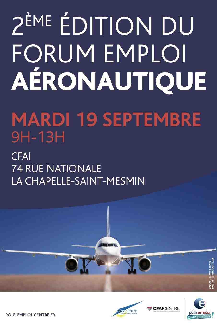 Le forum emplois aéro est organisé par Aérocentre avec Pôle emploi