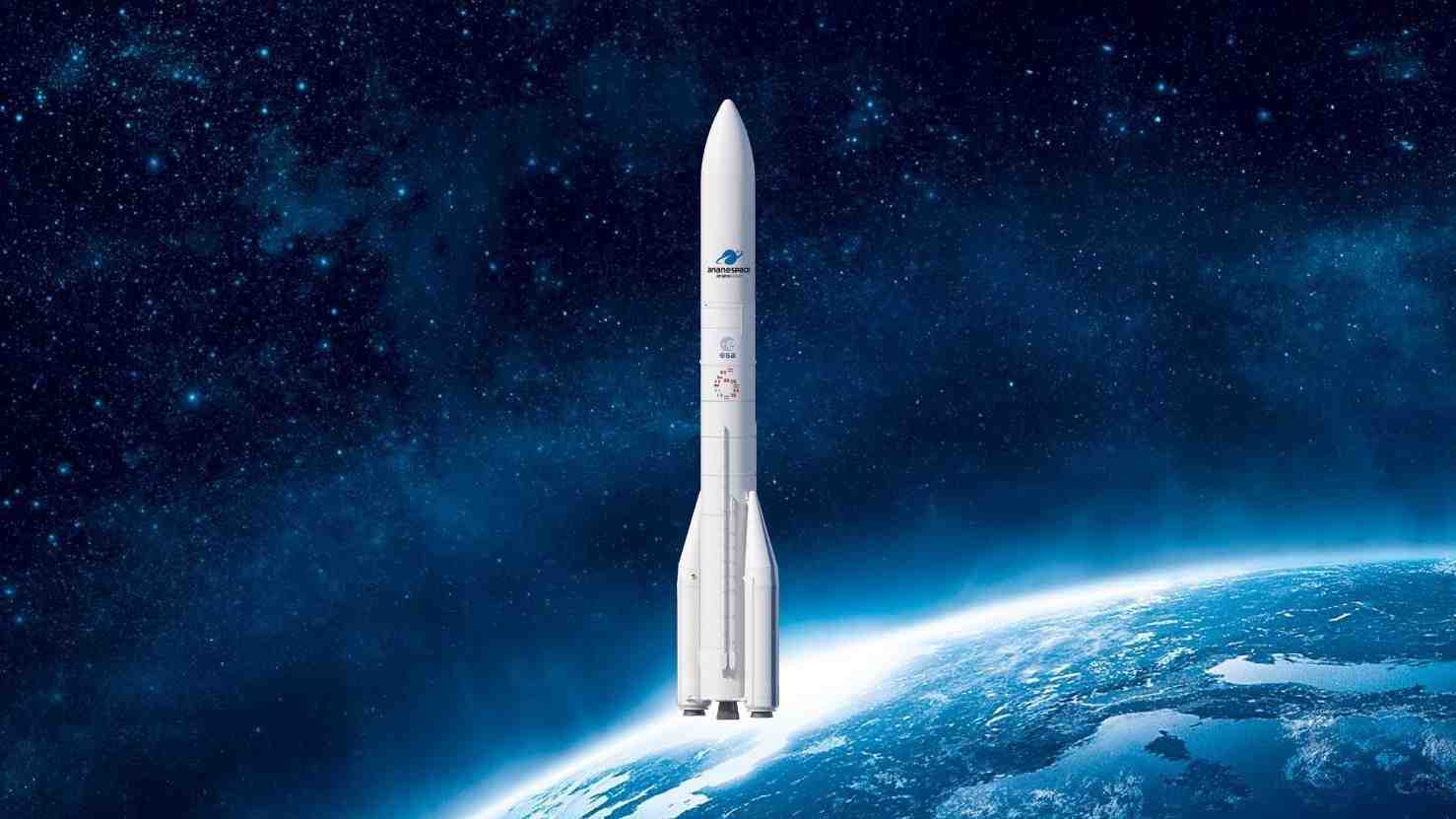 Vue d'artiste d'une Ariane 62