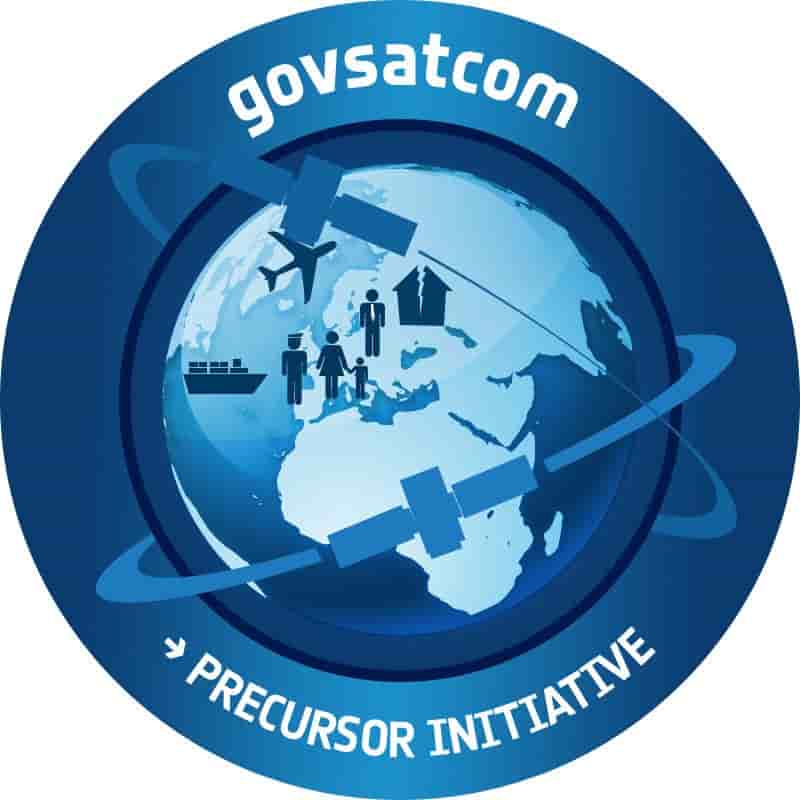 Logo du programme GovSatCom Precursor de l'ESA