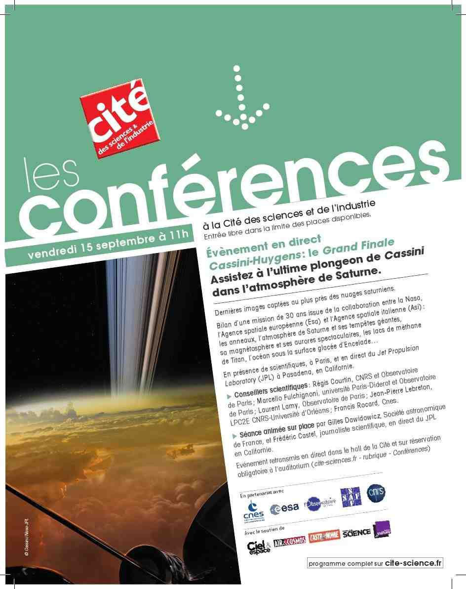 Affiche de la manifestation