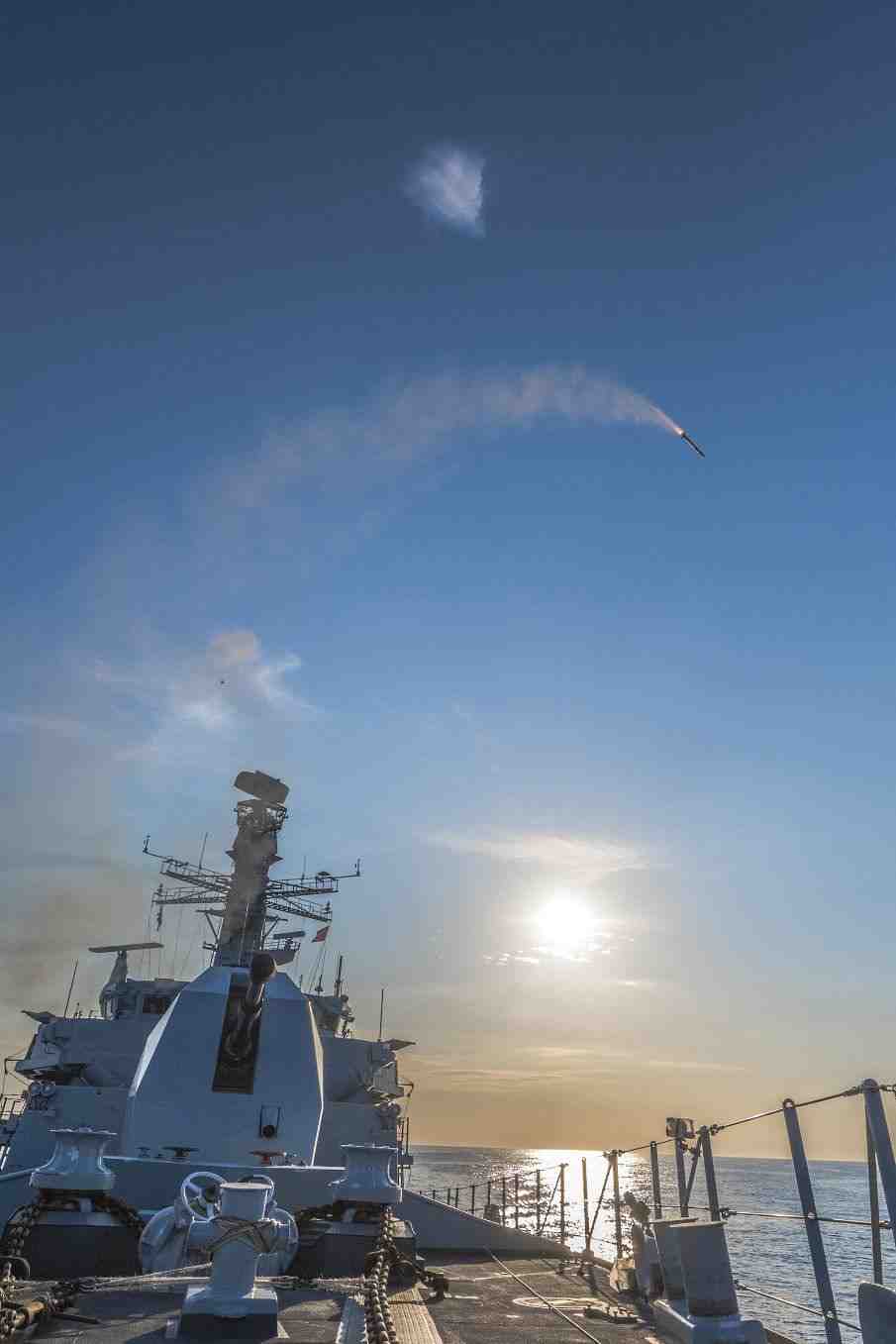 Les premiers tirs du système Sea Ceptor ont été menés depuis la frégate HMS Argyll de la Royal Navy.