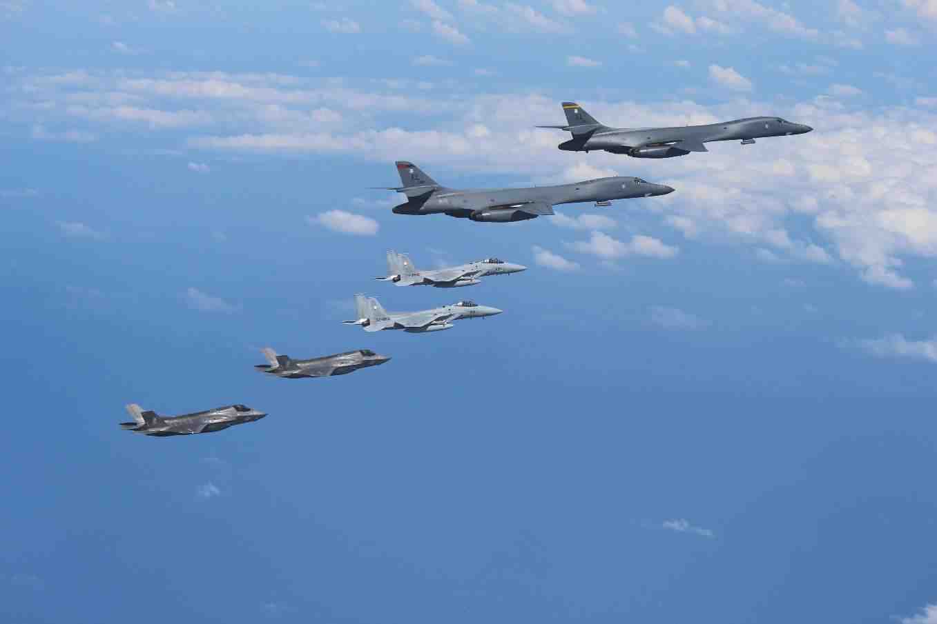 Le 31 août dernier, en réponse aux menaces de Pyongyang, la Corée du Sud, le Japon et les Etats-Unis ont mené un exercice aérien.