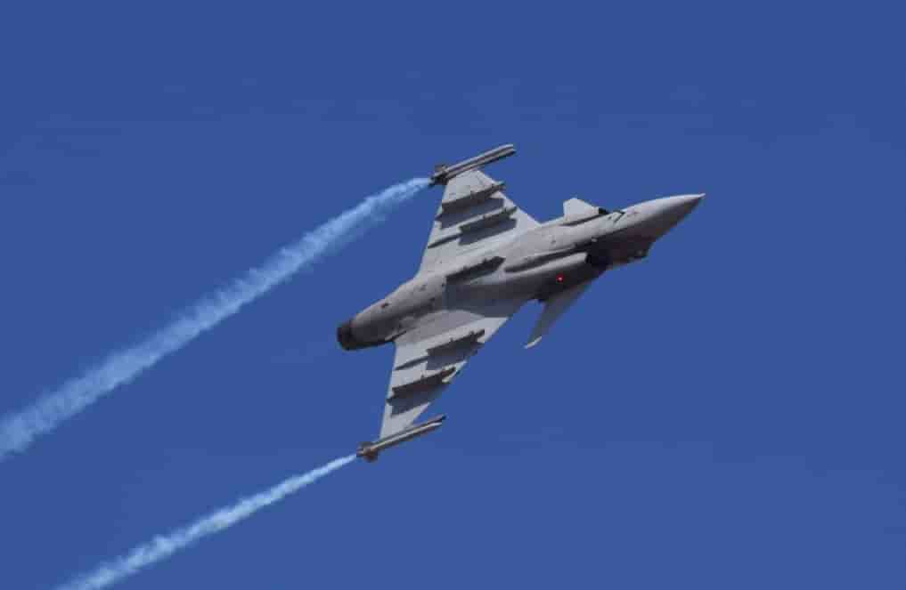 Saab a présenté le Gripen lors du dernier salon Aero India.