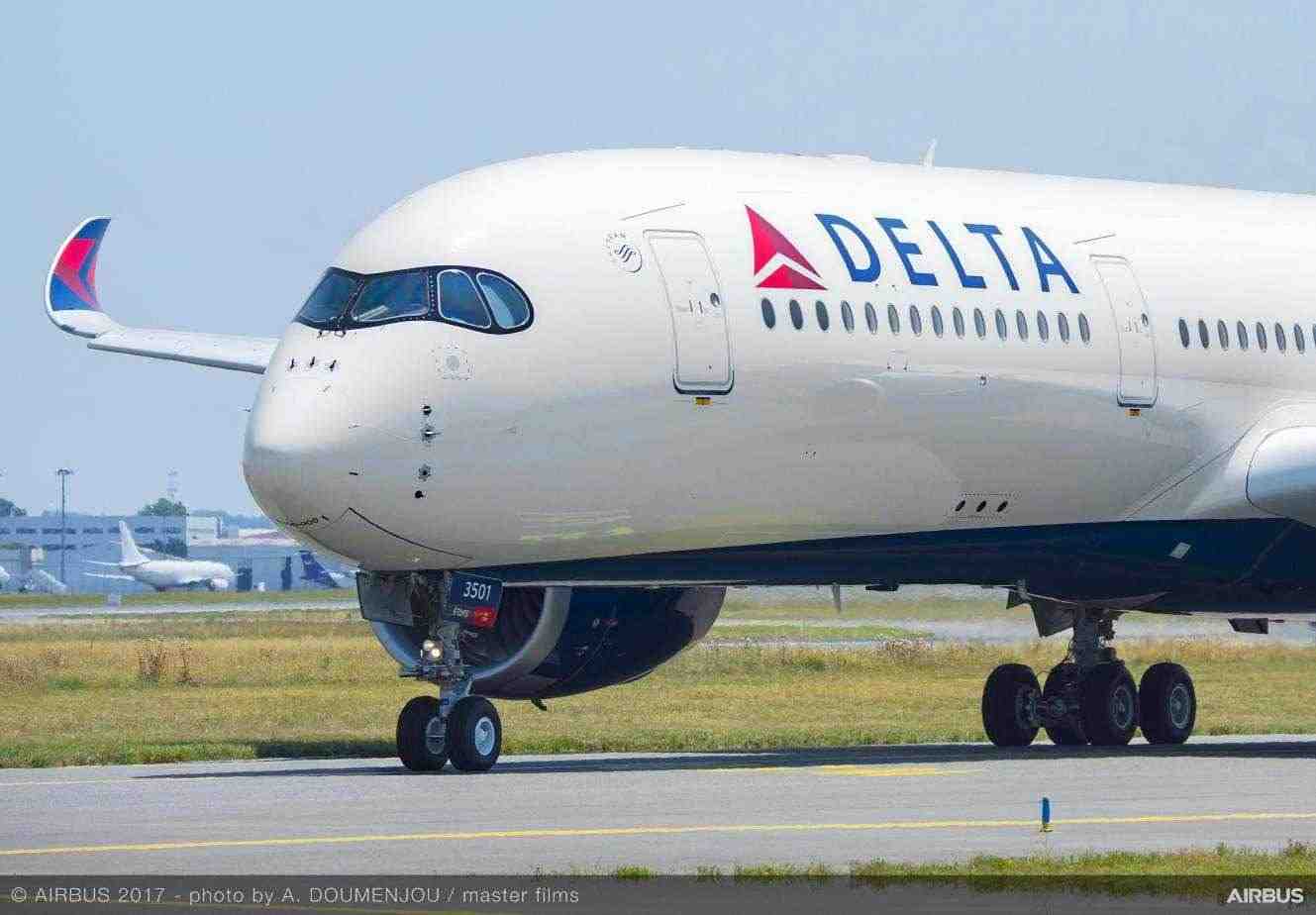 Delta's first A350.