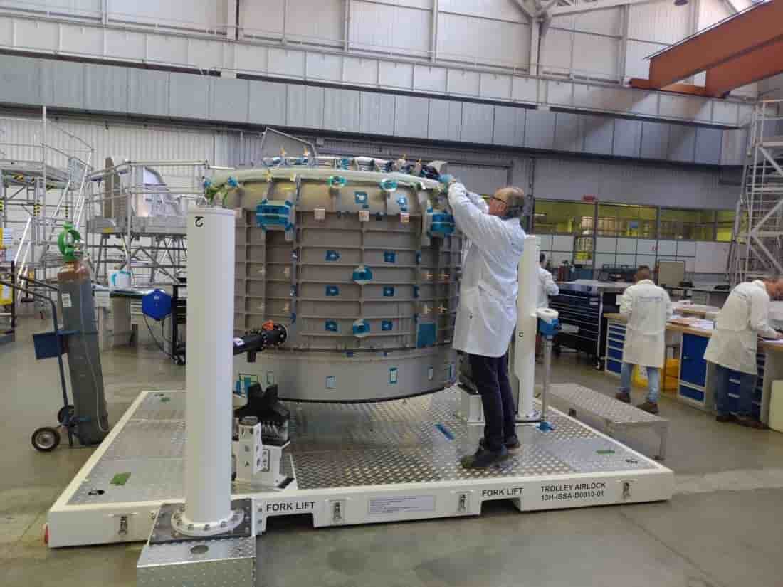 Shell for Bishop airlock module.