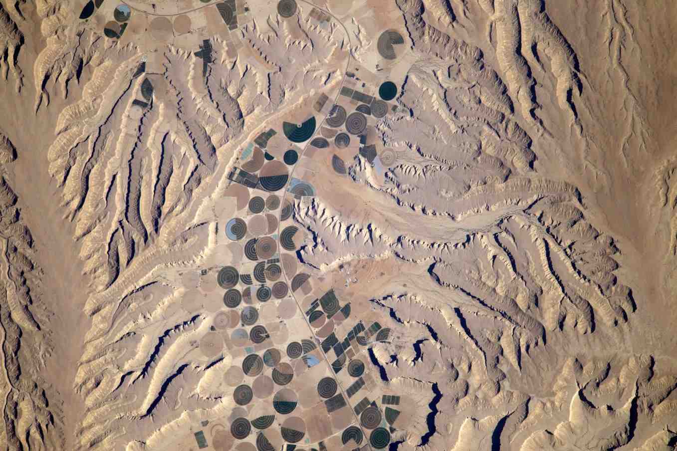 En Arabie Saoudite, depuis l’ISS.