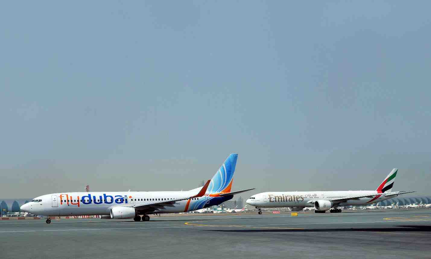 Emirates et Flydubai exploitent un parc global de 317 avions.