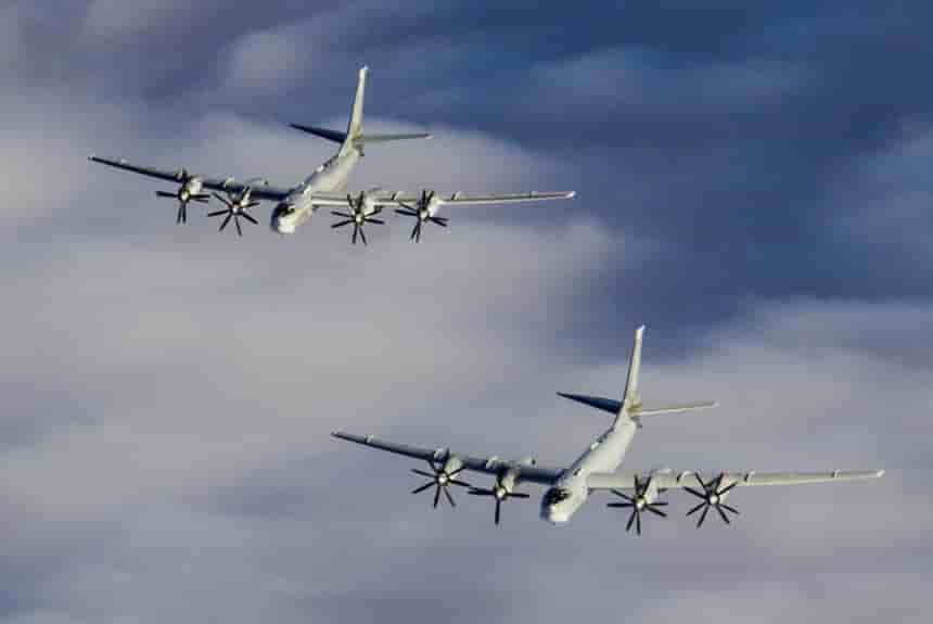 Les missiles H-101 ont été largués par des Tu-95MS.