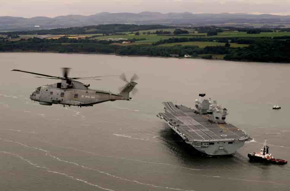 Le "Queen Elizabeth" va effectuer six semaines d'essais en mer.