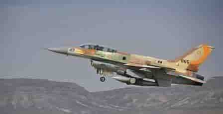 Israël possède des F-16 entrés en service en 2004.