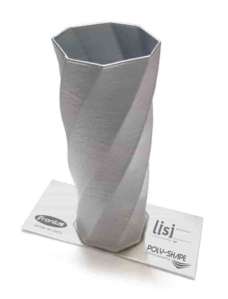 Pièce en aluminium produite par procédé DED-W.