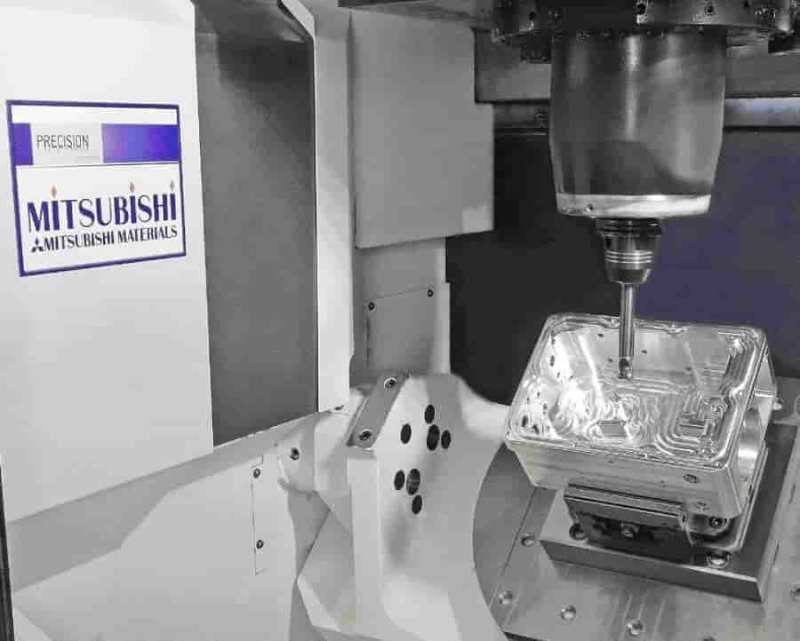 Fraise à embout Imx - usinage pièce aéronautique en aluminium