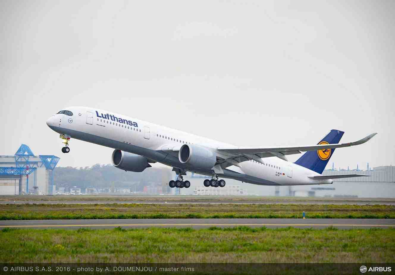 Lufthansa a désormais commandé ferme 45 Airbus A350-900.