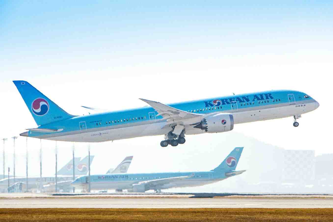 Korean Air doit au total recevoir 10 Boeing 787-9 dans sa flotte.