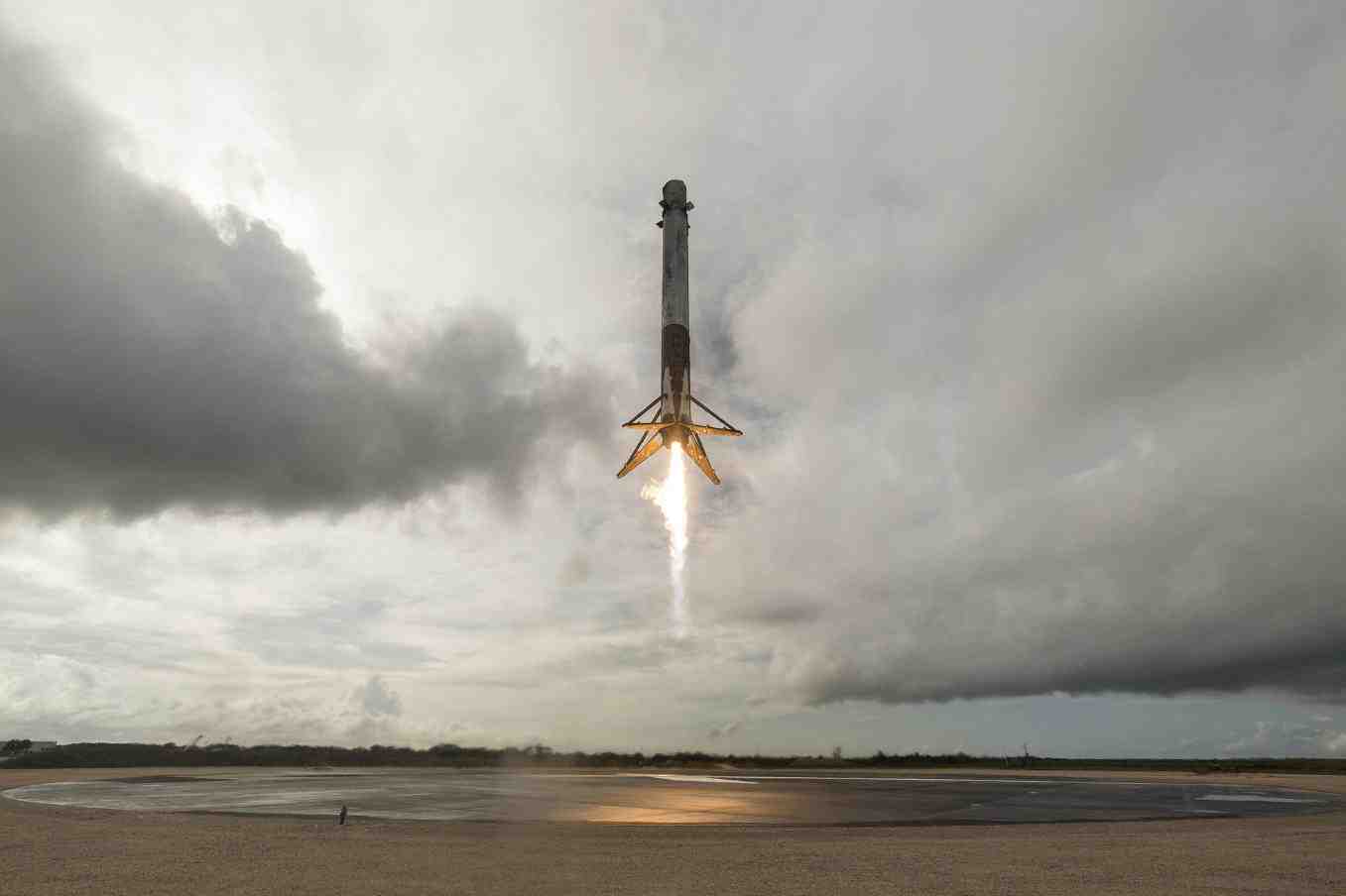 Nouvelle récupération d'étage parfaite pour SpaceX.