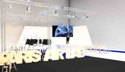 L'espace "Battle Confs" du Paris Air Lab qui réunira personnalités emblématiques et experts de divers horizons.