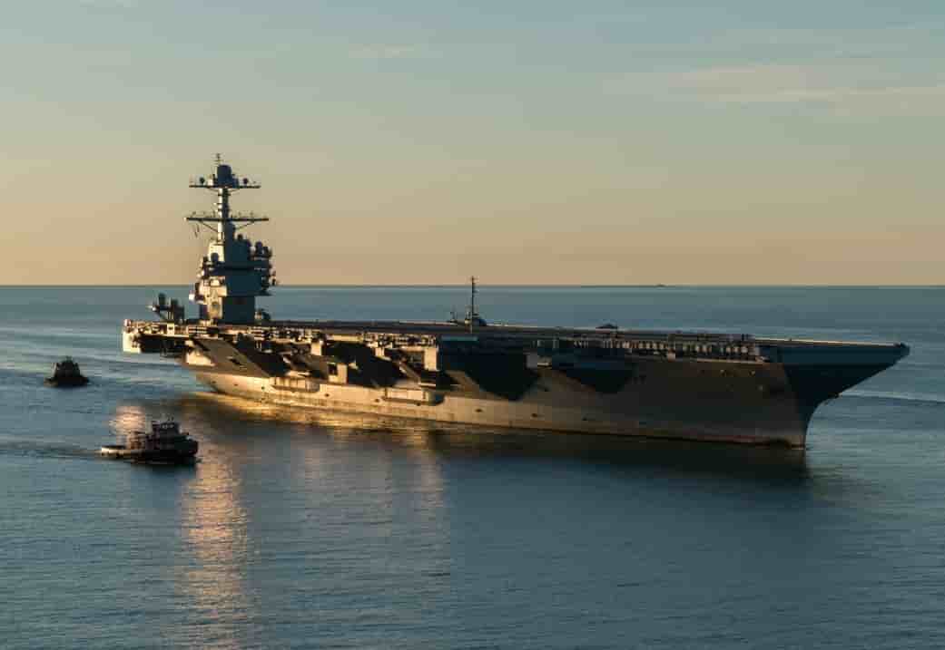 L'US Navy a réceptionné le Gerald R. Ford.