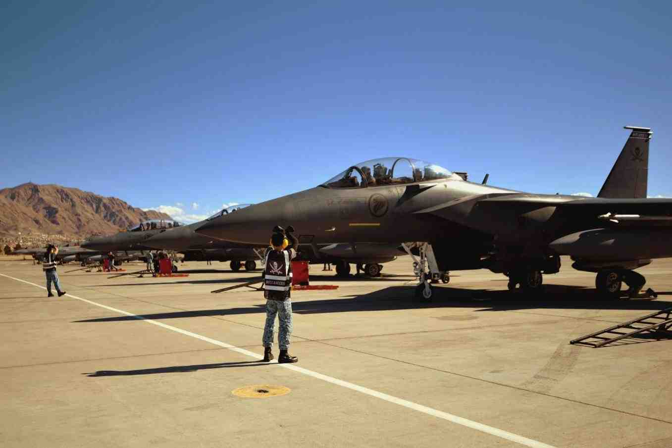 Singapour a déployé six F-15SG sur la base aérienne de Nellis dans le cadre de l'exercice Red Flag.
