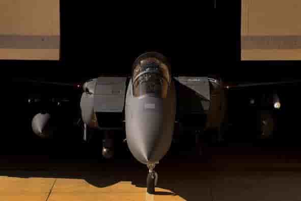 Les F-15 de la 494è escadre de chasse étaient déployé sur la BA d'Uvda.