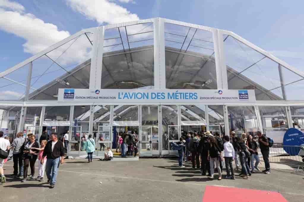 L'Avion des Métiers dans sa version Salon du Bourget.